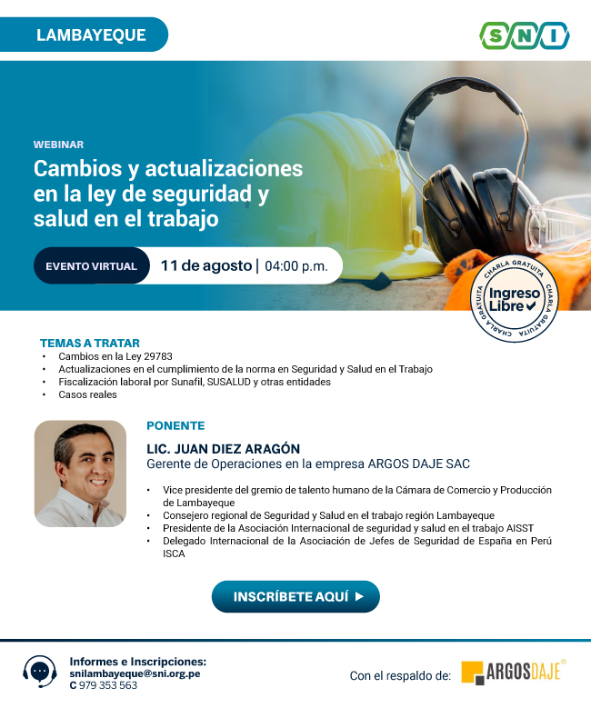 Webinar: Cambios y actualizaciones en la ley de seguridad y salud en el ...